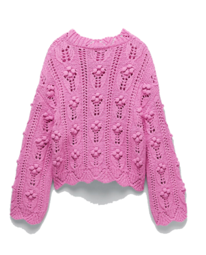 Zara Oversize Sweater Pink