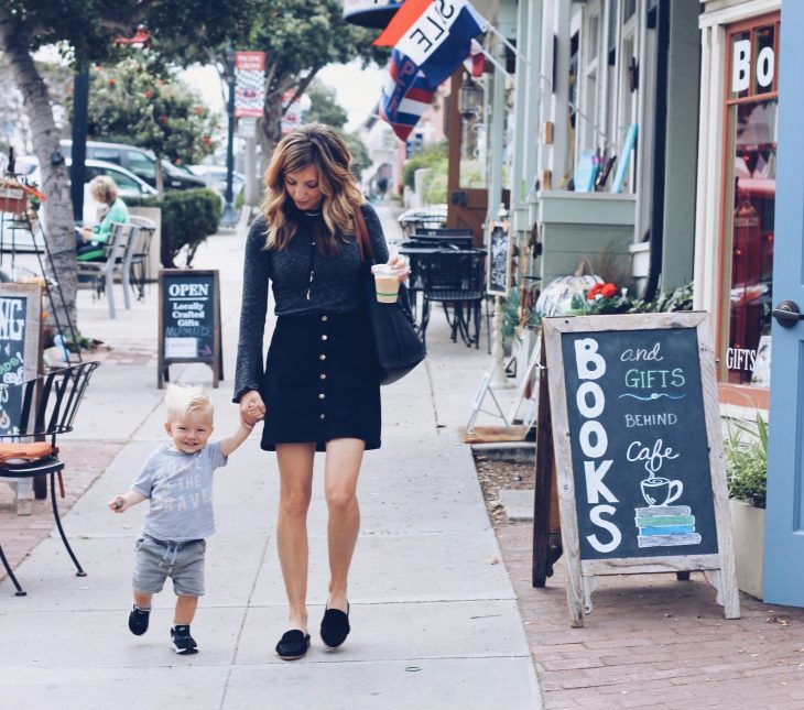 a coffee date with a little one